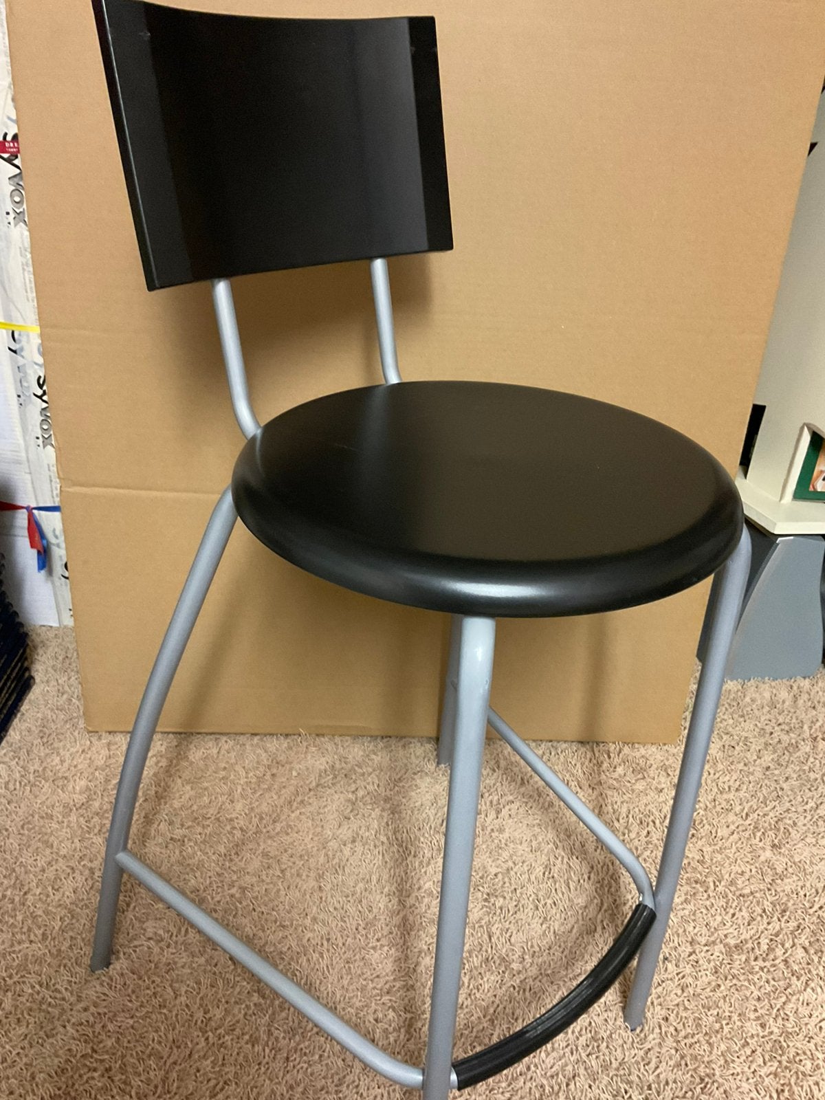 Barkruk/ hoge stoel Ikea, Huis en Inrichting, Ophalen, Gebruikt, Met voetsteun