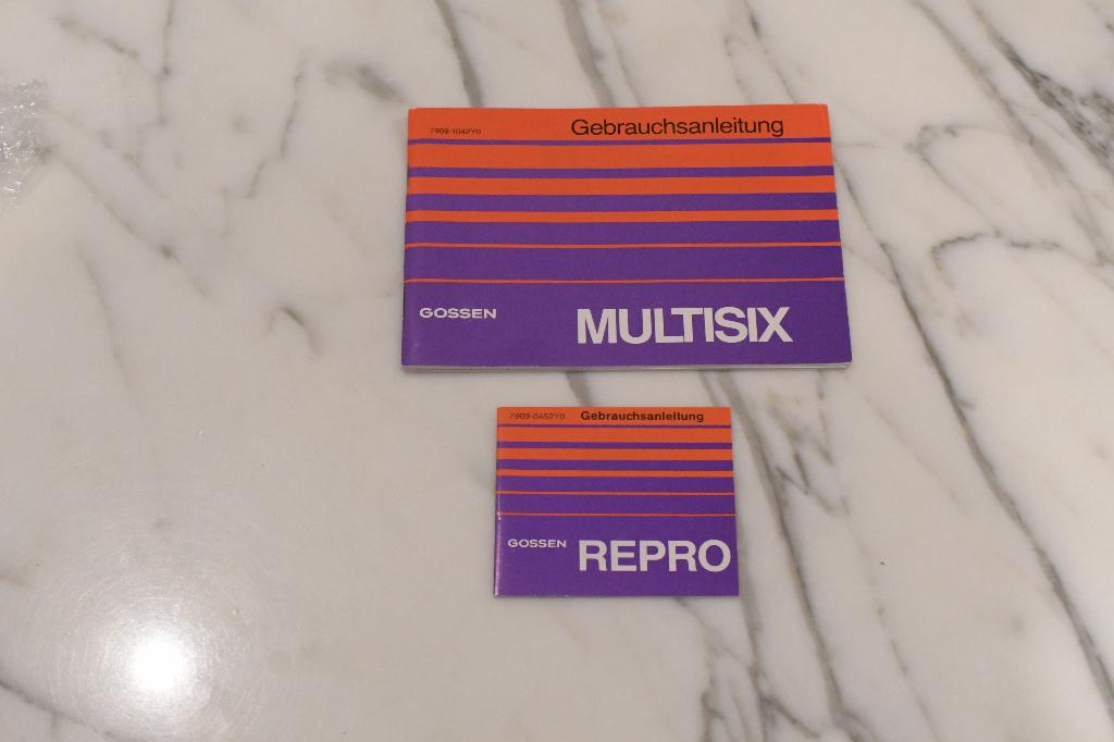 Manuel Gossen Multisix et Repro, Enlèvement ou Envoi, Comme neuf, Autres types