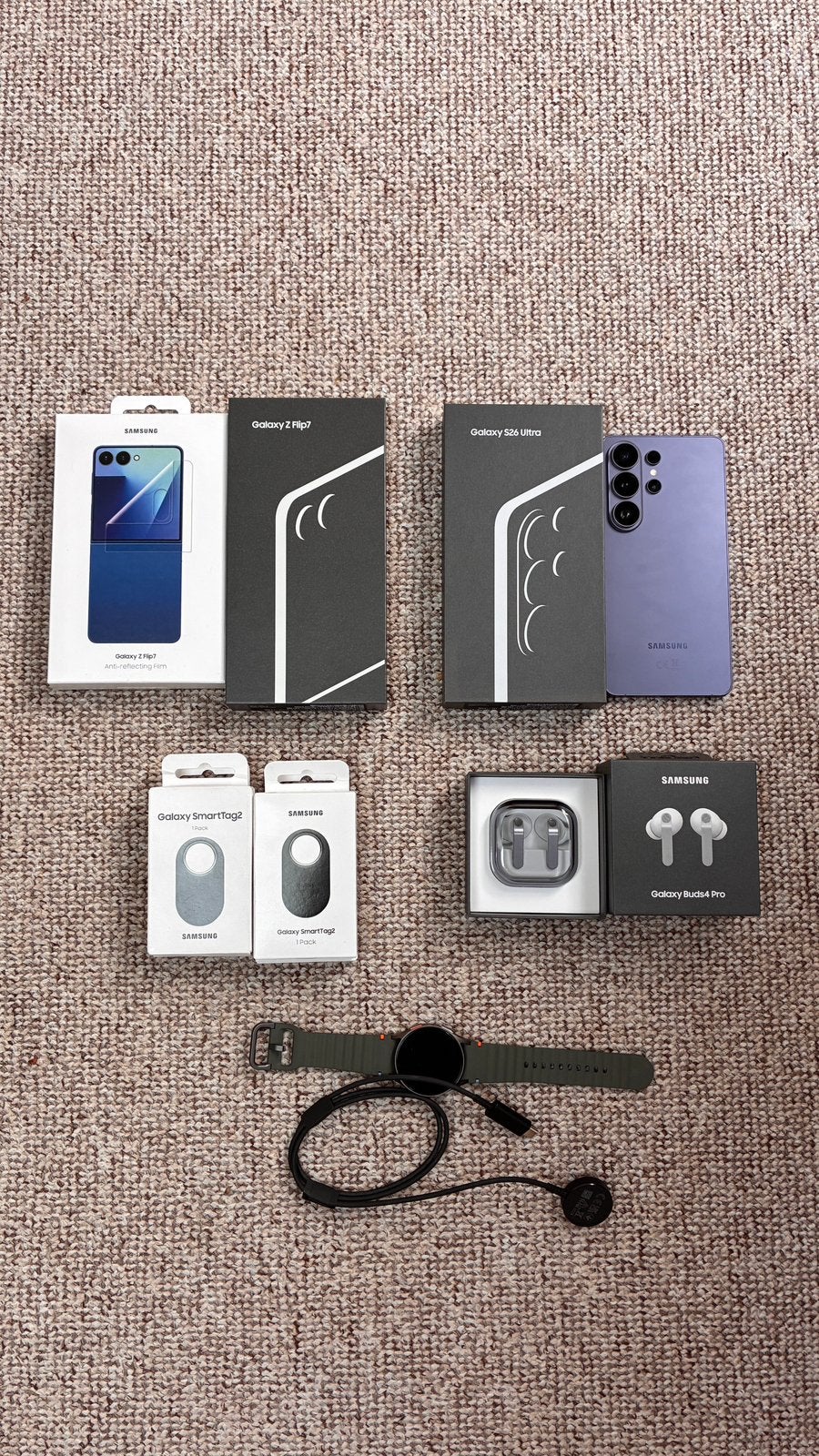 Pakket nieuwe samsung toestellen, Enlèvement, Comme neuf