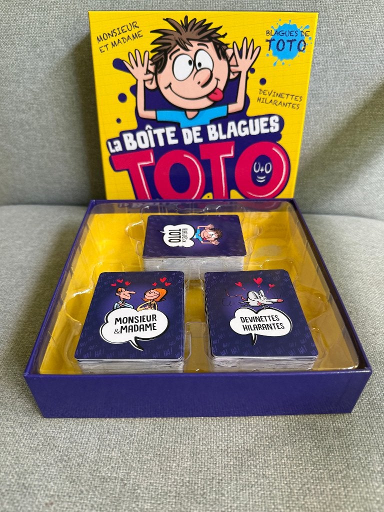 La boîte de blagues Toto, Enlèvement, Comme neuf