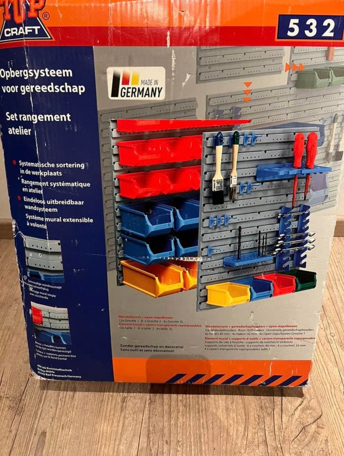 Opbergsysteem handgereedschap, Doe-het-zelf en Bouw, Gereedschap | Handgereedschap, Ophalen, Nieuw