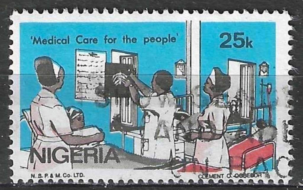Nigéria 1986 - Yvert 492 - Vie moderne - 25 km. (ST), Timbres & Monnaies, Envoi, Nigeria, Affranchi