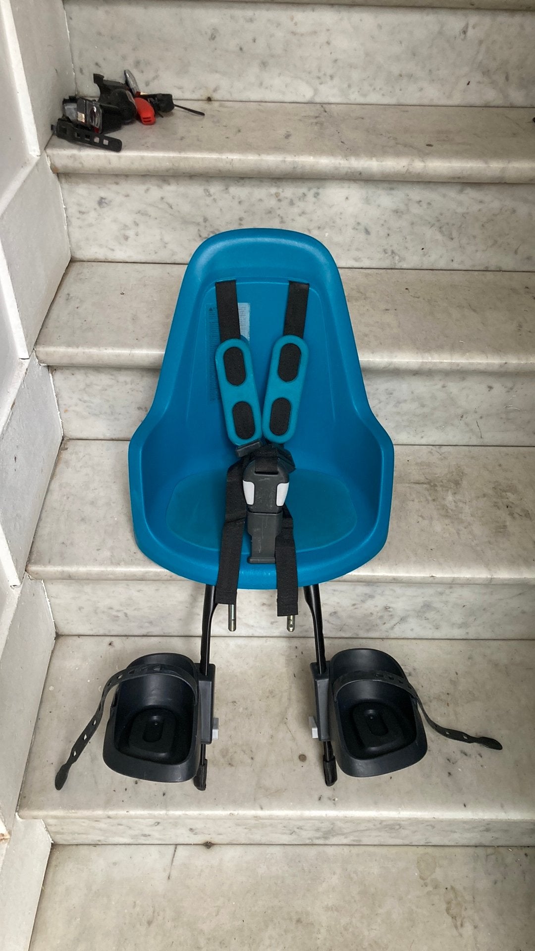 Siège vélo avant : Bobike Mini One, Vélos & Vélomoteurs, Siège avant, Repose-pieds, Enlèvement, Utilisé