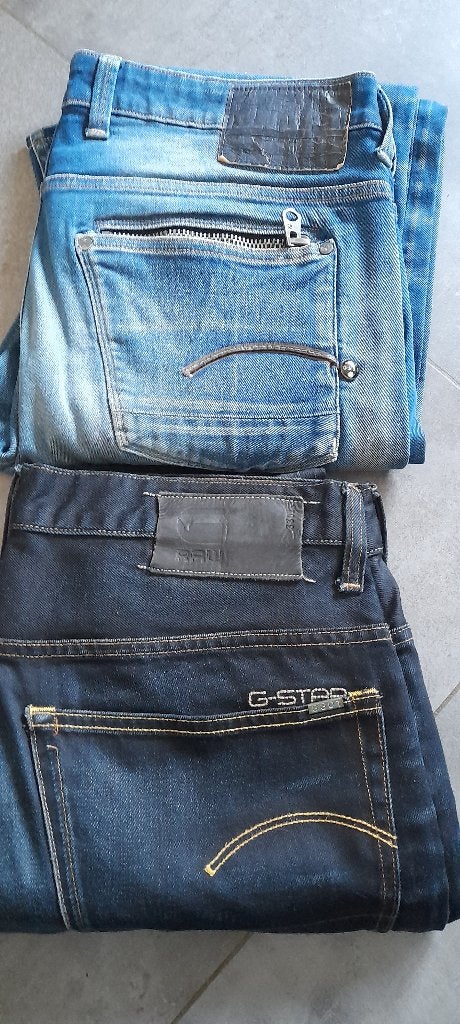 G-tar 36/34 spijkerbroek, Ophalen, Blauw, Zo goed als nieuw, G-Star Raw