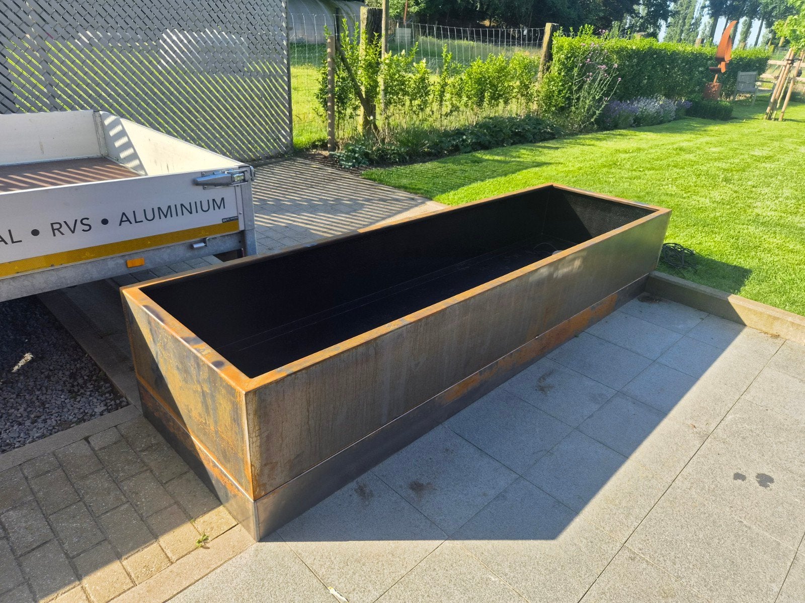 Cortenstaal vijver op maat!, Tuin en Terras, Ophalen of Verzenden