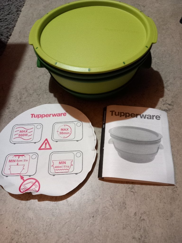 Cuiseur vapeur Tupperware MicroGourmet 101 ( Micro Vap), Neuf, Compatible lave-vaisselle, Autres types, Vert