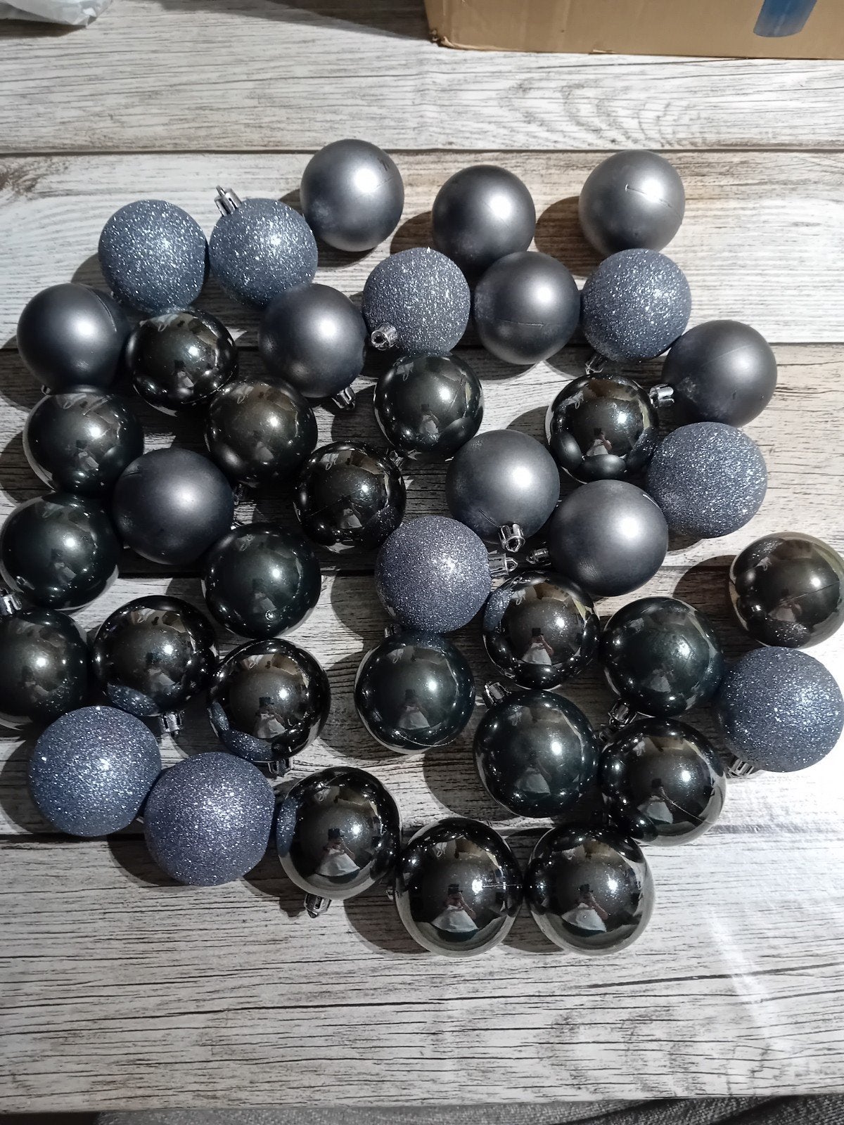 kerstballen zilver/grijs, Diversen, Ophalen