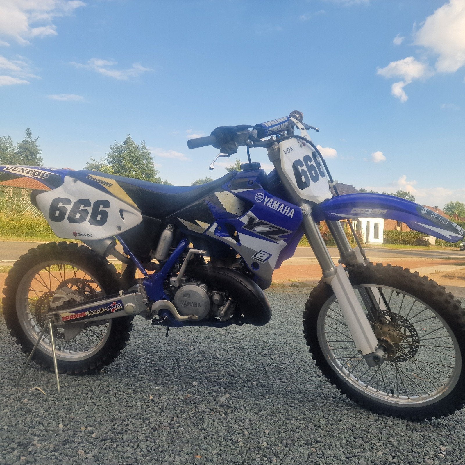 Yamaha YZ250 MET PAPIEREN, Fietsen en Brommers, Ophalen of Verzenden, Yamaha