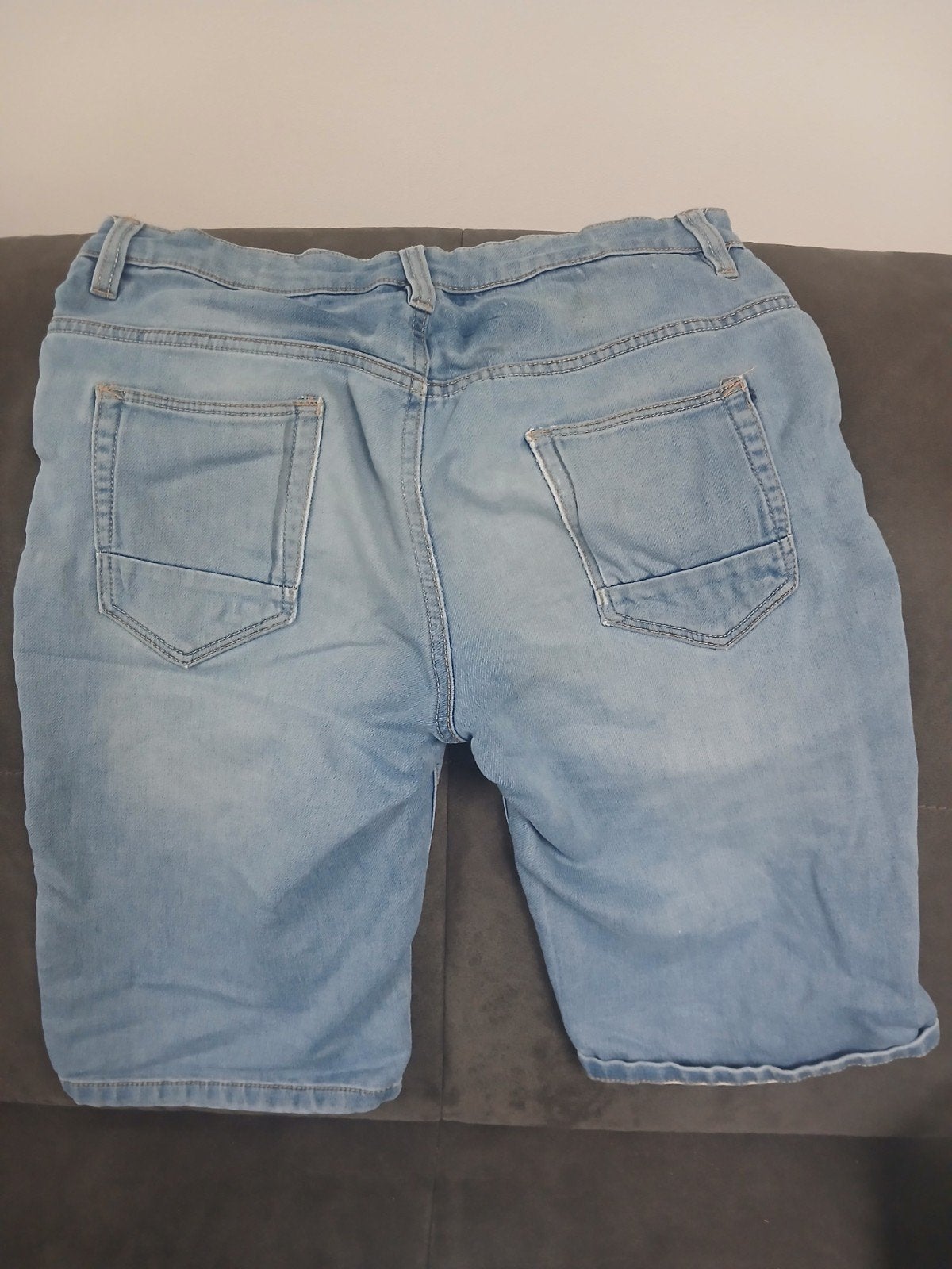 jeans short, Kleding | Heren, Blauw, Overige jeansmaten, Ophalen of Verzenden, Zo goed als nieuw