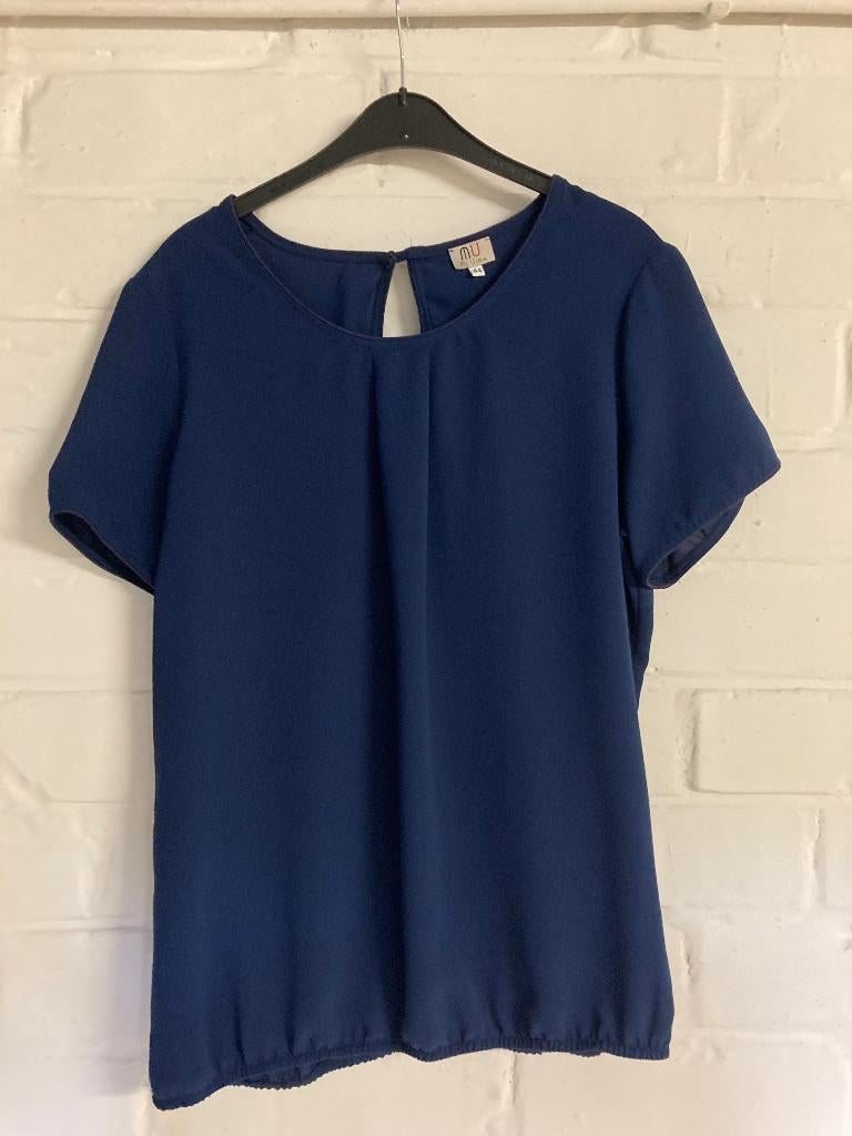 Donkerblauwe zomerbloes, Mi Vida, 44, Kleding | Dames, Blauw, Mi Vida, Maat 42/44 (L), Ophalen of Verzenden