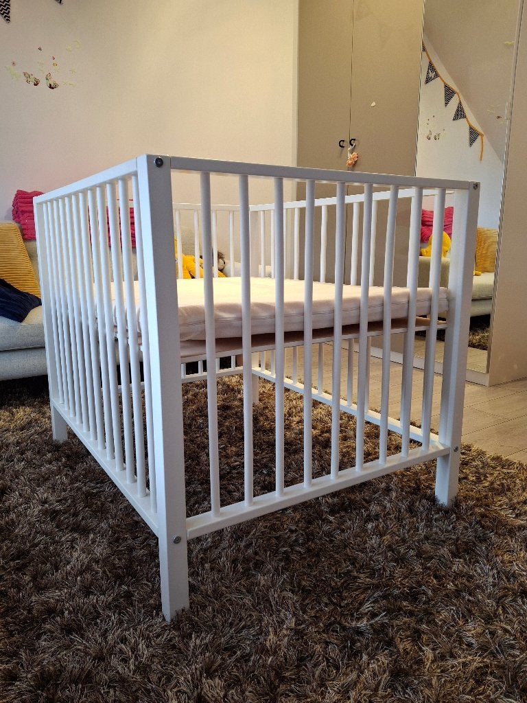 Wit babypark - 3 hoogtes (Quax), Kinderen en Baby's, Ophalen, Gebruikt, Rechthoekig, In hoogte verstelbaar