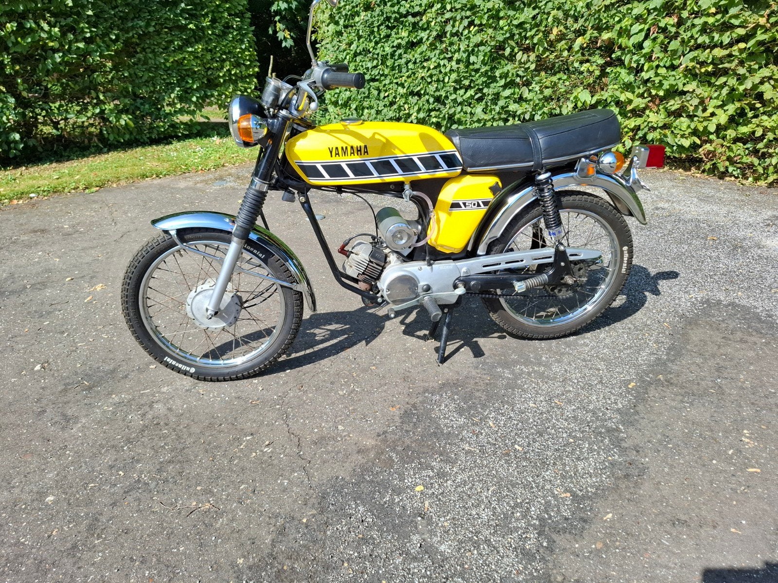 Yamaha FS1, Ophalen, Yamaha, Klasse B (45 km/u), 4 versnellingen