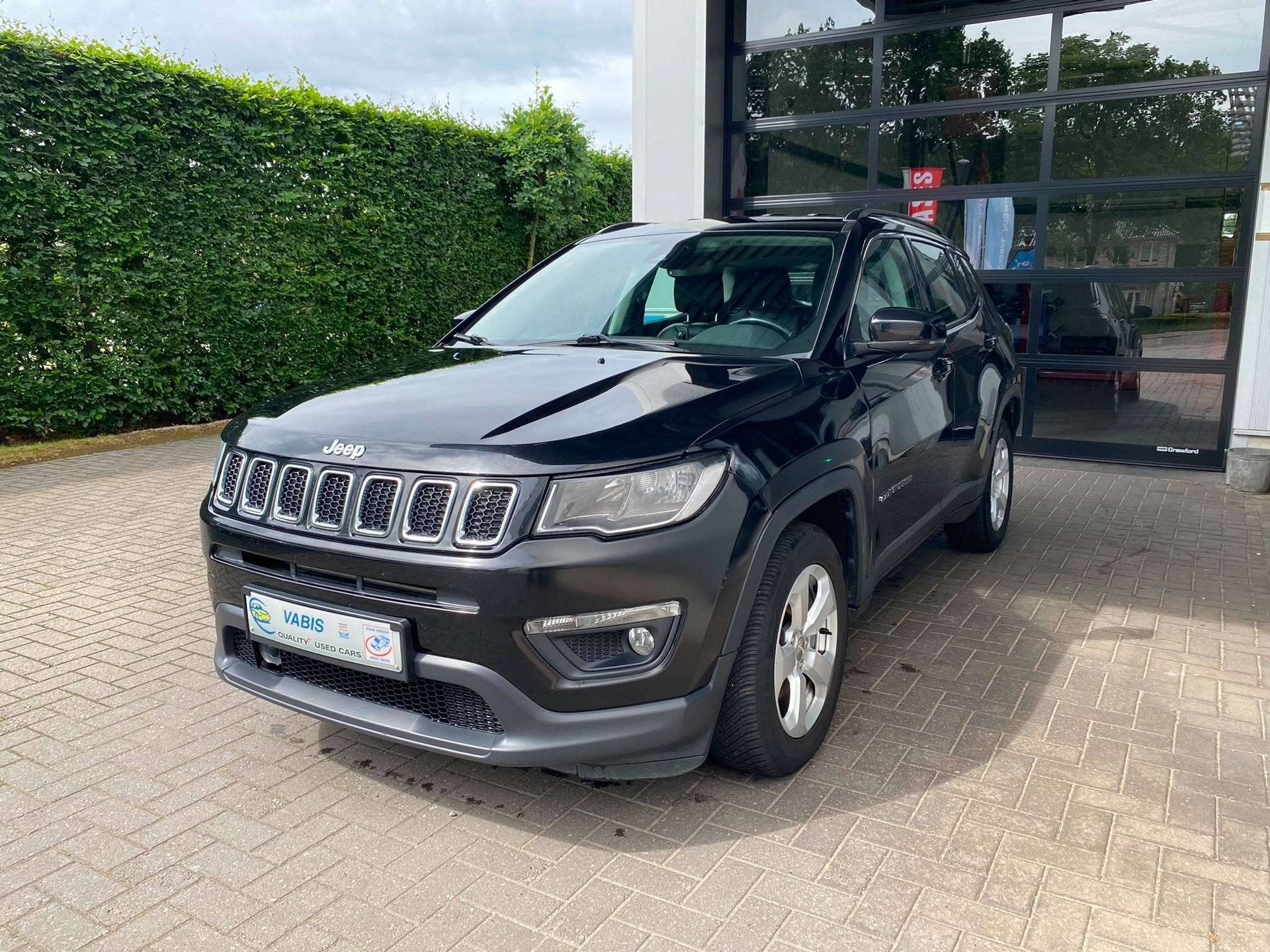 Jeep Compass Compass 1.4 Turbo 4x2 Navi/Camera/12 maanden -, Auto's, 4 cilinders, Zwart, Compass, Bedrijf