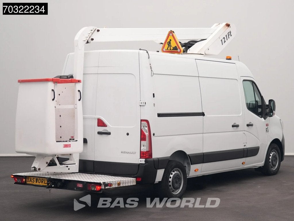 Renault Master 145PK Hoogwerker 12,1m Werkhoogte L2H2 LED Tr, Autos, 145 ch, Achat, Euro 6, Entreprise
