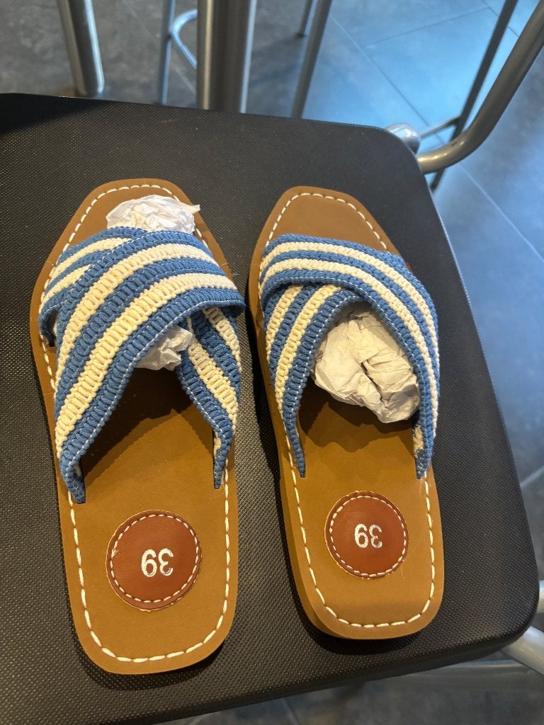 Tongs pour femmes, Vêtements | Femmes, Chaussures, Neuf, Enlèvement ou Envoi, Bleu, Sandales de bain