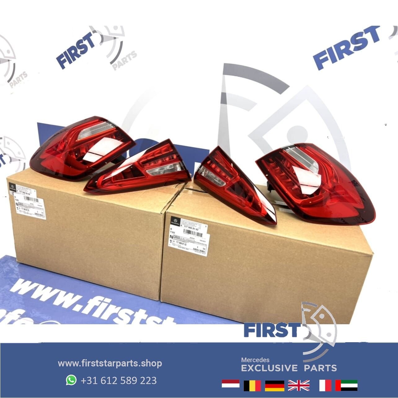 W177 A35 A45 AMG ACHTERLICHTEN HALF LED SET LINKS RECHTS Mer, Gebruikt, -, Ophalen of Verzenden, -