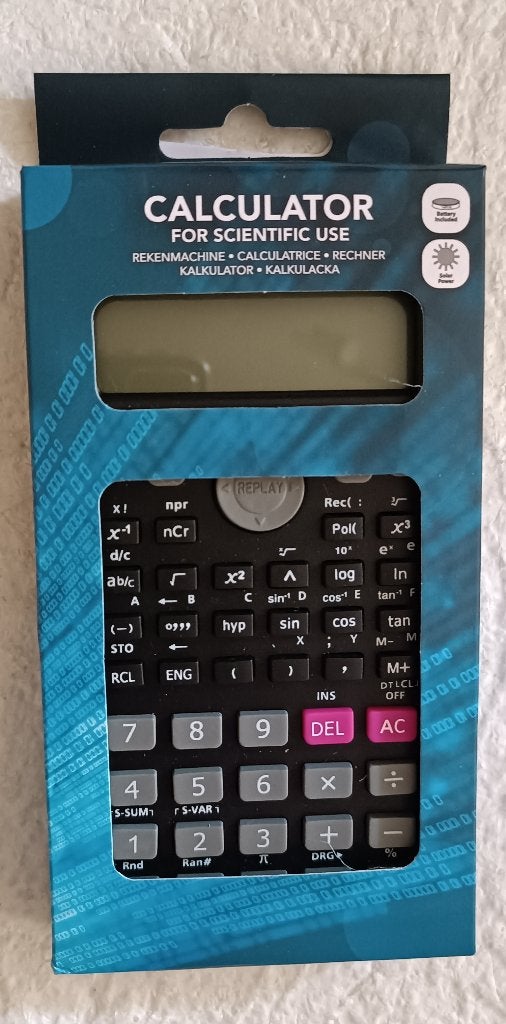 Calculatrice scientifique (249 fonctions)., Divers, Enlèvement ou Envoi, Neuf