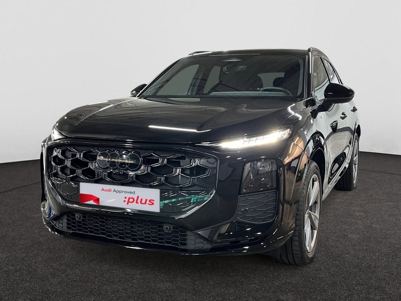Audi Q3 SUV Audi Q3 SUV S line TDI  110 kW S tronic, Auto's, Zwart, Adaptive Cruise Control, Diesel, https://public.car-pass.be/vhr/a9bea361-d08a-451a-8890-2346a6acdaf6