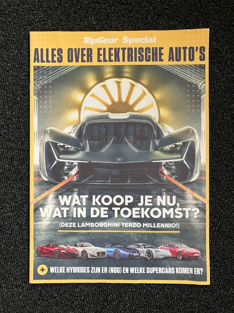 Top Gear special EV brochure, Ophalen of Verzenden, Zo goed als nieuw, Algemeen