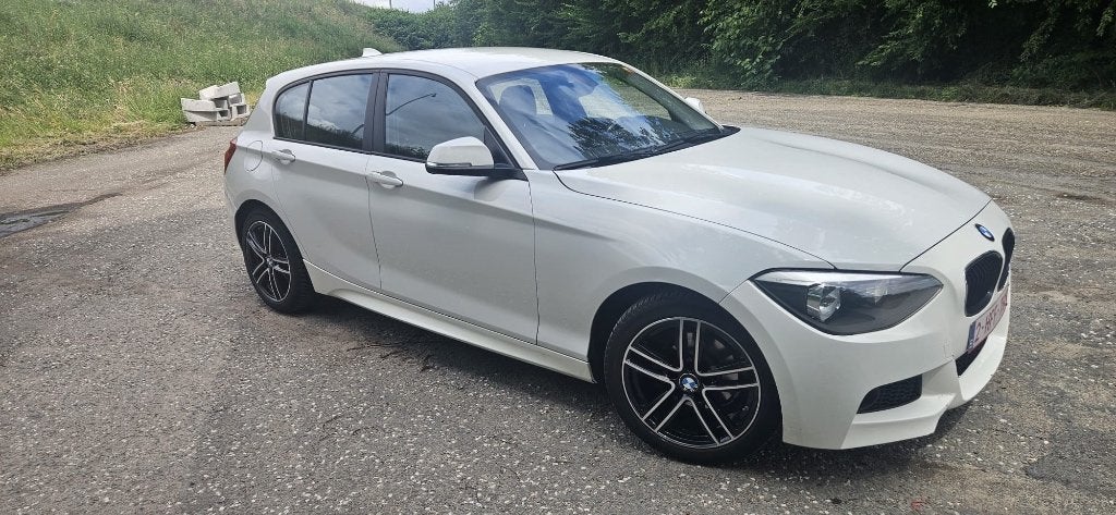 Bmw 116d, Auto's, Euro 5, 1 Reeks, Zwart, Wit