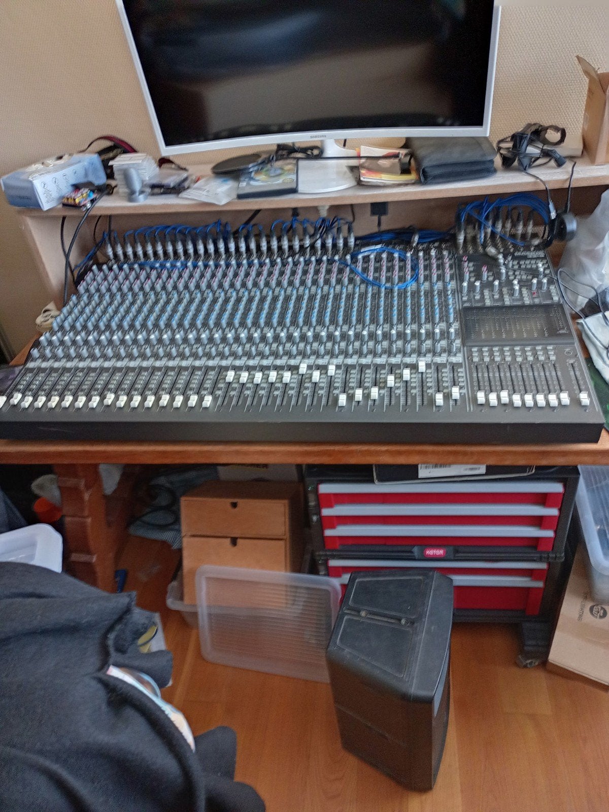 table de mixage, Enlèvement