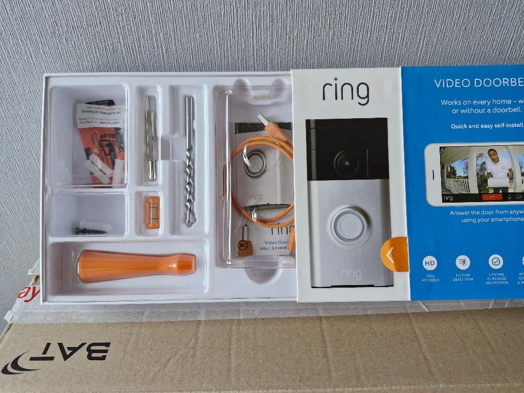 deurbel met camera, Ophalen, Compatibel met smartphone, Gebruikt, Draadloos