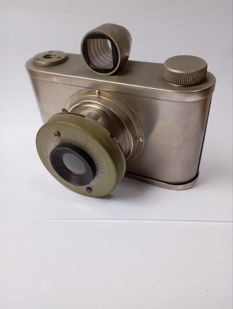 Zeldzame vintage Tahbes Synchro 6x6 middenformaat filmcamera, Ophalen of Verzenden