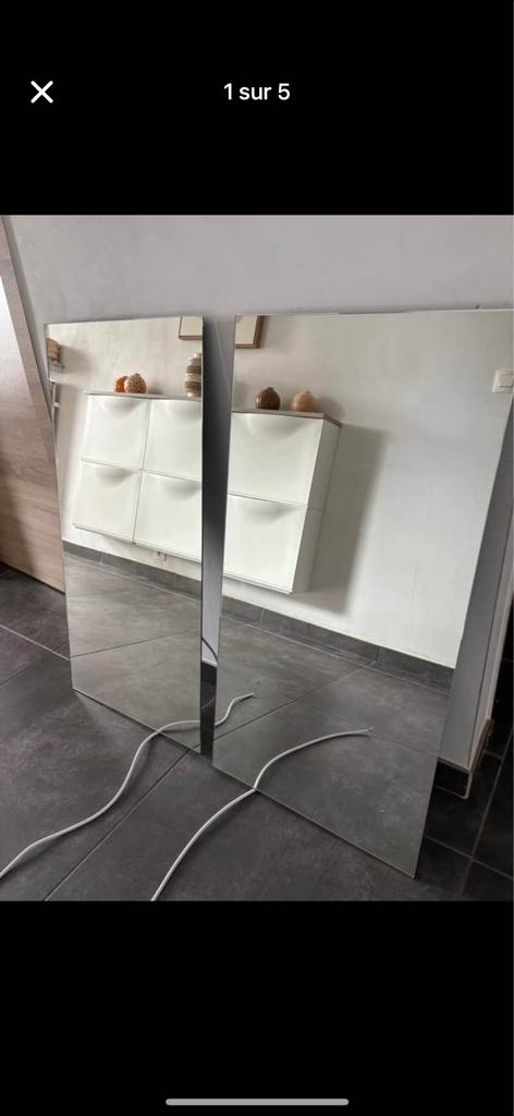 2 miroirs led chauffant, Enlèvement, Neuf