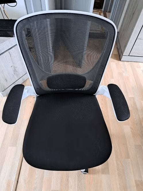 SONGMICS Chaise Bureau Ergonomique en Toile, Maison & Meubles, Enlèvement, Ergonomique, Blanc, Chaise de bureau