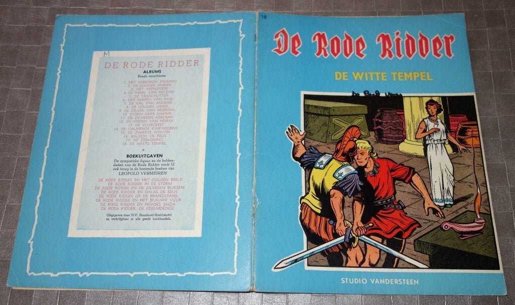De Rode Ridder nr's 18-19-20-22-23-24 in 1ste druk., Plusieurs BD, Enlèvement ou Envoi, Utilisé, Willy Vandersteen