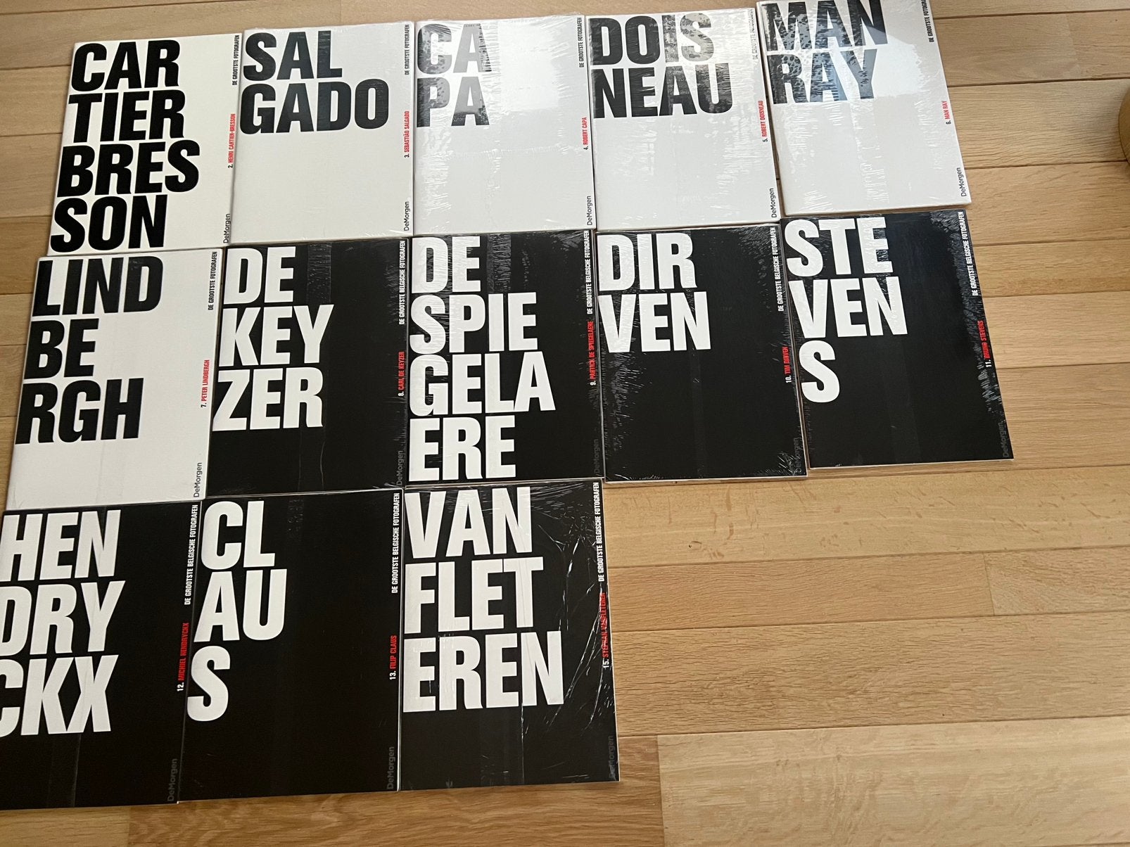 De grootste fotografen reeks 13 stuks. De morgen, Boeken, Ophalen of Verzenden