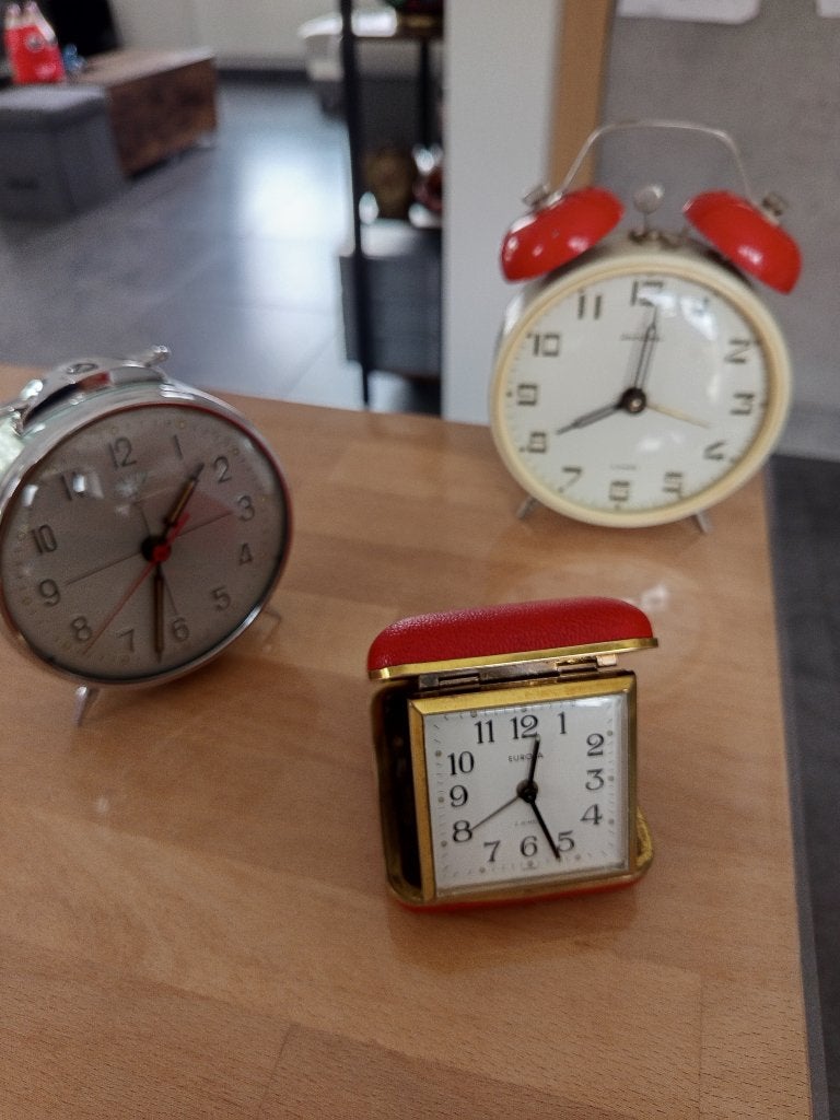 Vintage antieke wekker, Elektronische apparatuur, Wekkers, Ophalen of Verzenden