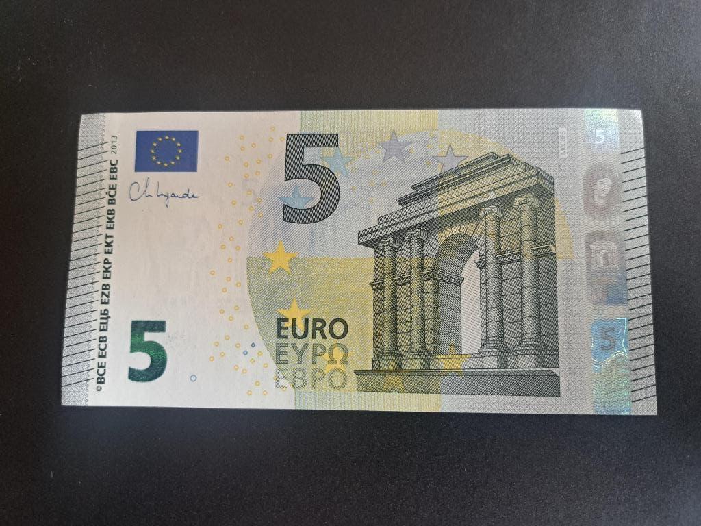 2013 Portugal 5 euros Lagarde code M008F6 état neuf, Timbres & Monnaies, Billets de banque | Europe | Euros, Envoi, Portugal, 5 euros