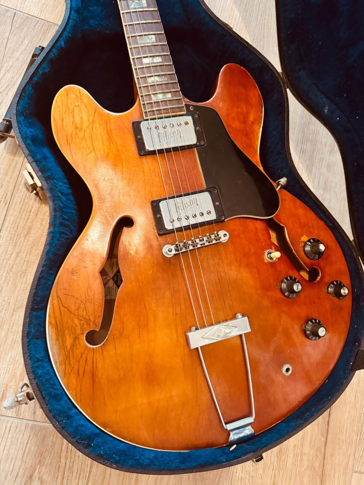 Gibson ES-340 uit 1972, Muziek en Instrumenten, Ophalen of Verzenden, Zo goed als nieuw, Gibson