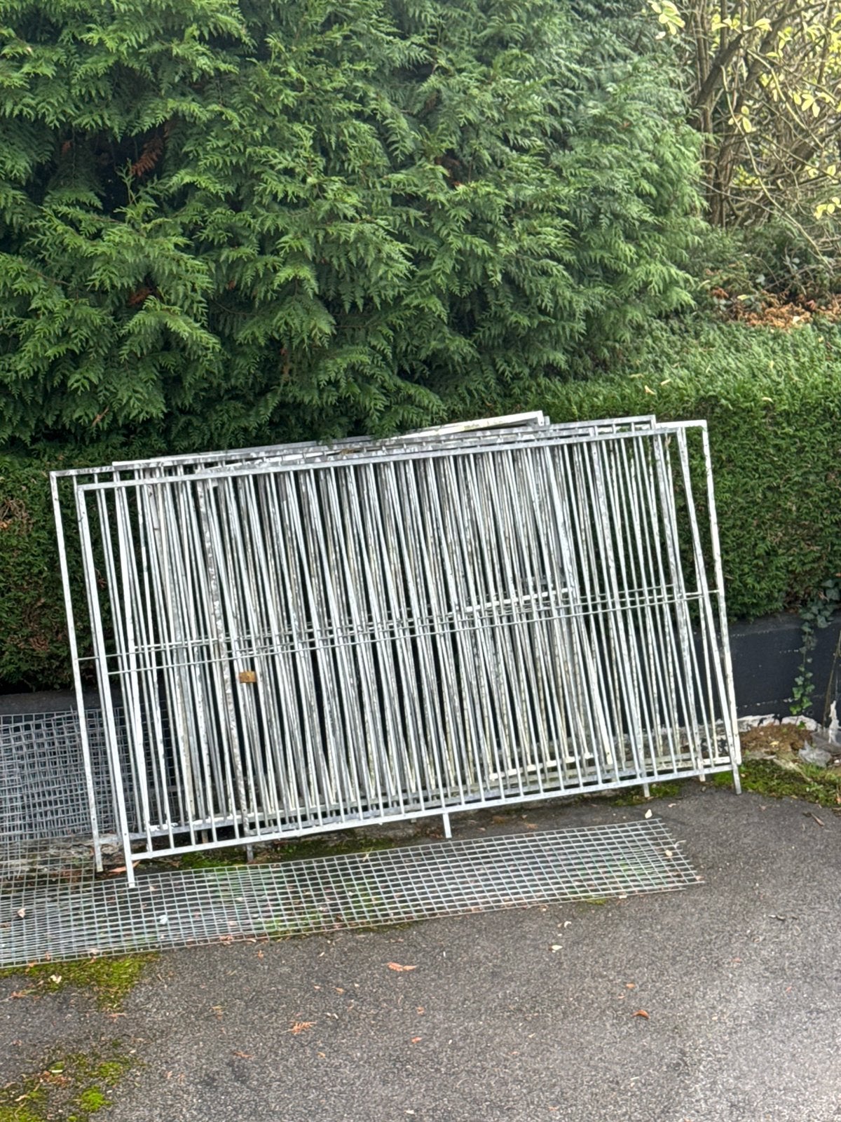 Gegalvaniseerde kennel panelen hoogte 1m80, Animaux & Accessoires, Enlèvement, Utilisé