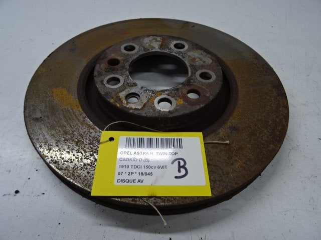 FREIN DISQUE AVANT Opel Astra H Twin Top (L67), Opel, Opel Automobile GmbH, Utilisé, Kontakt-opel@opel.com