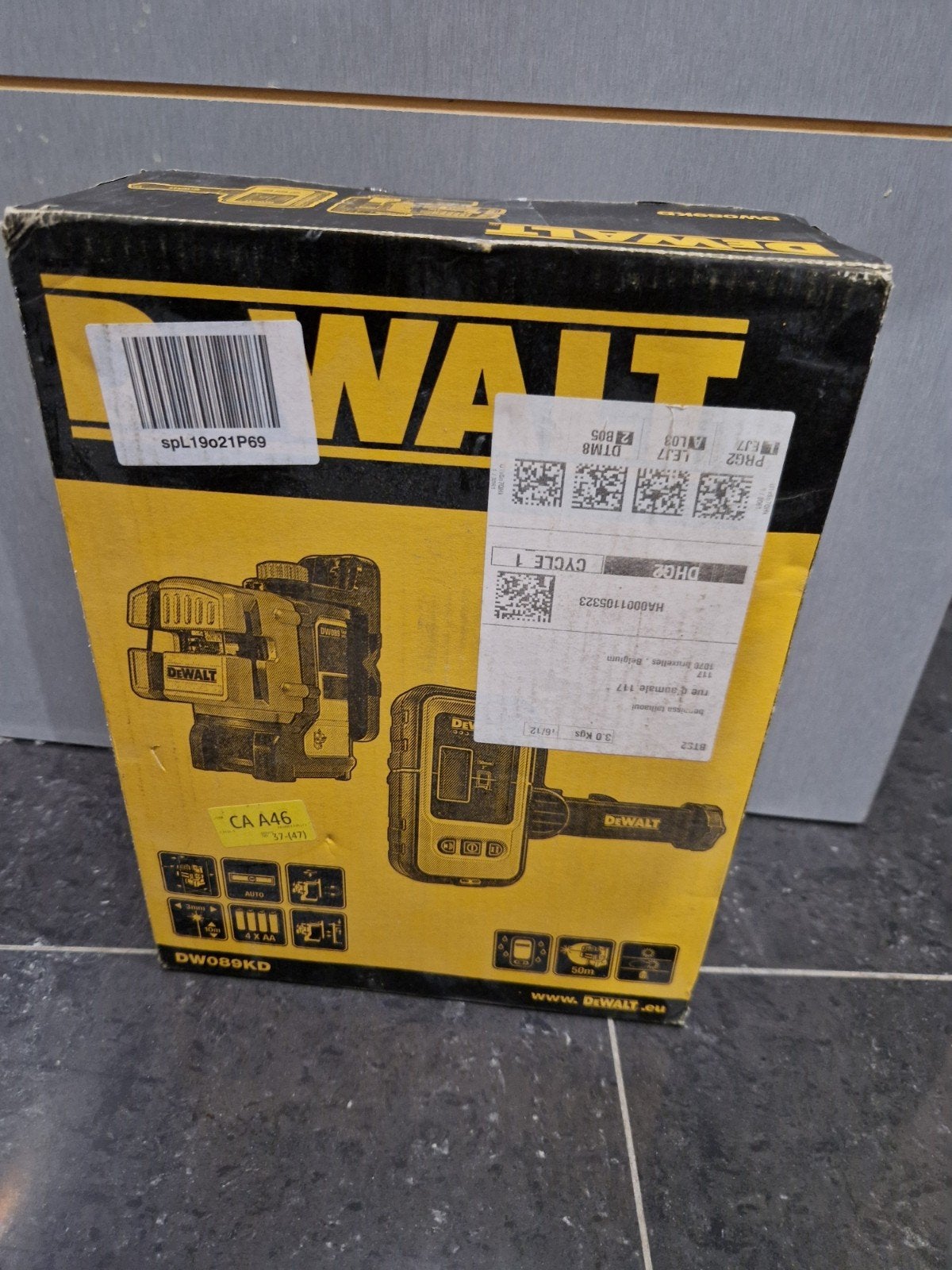 DeWALT DW089KD-XJ - Laser tracker multiligne avec détecteur, Enlèvement, Neuf