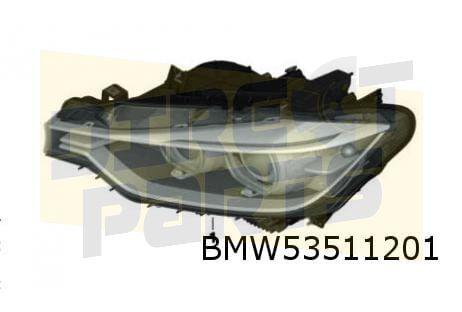 BMW 3-serie Sedan-Touring (7/15-9/19) Koplamp Rechts (haloge, Neuf, -, -, Envoi