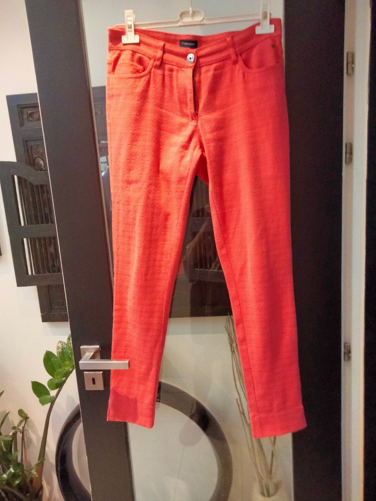 Terre Bleue koraalkleurige broek.maat 40, Enlèvement ou Envoi, Taille 38/40 (M)