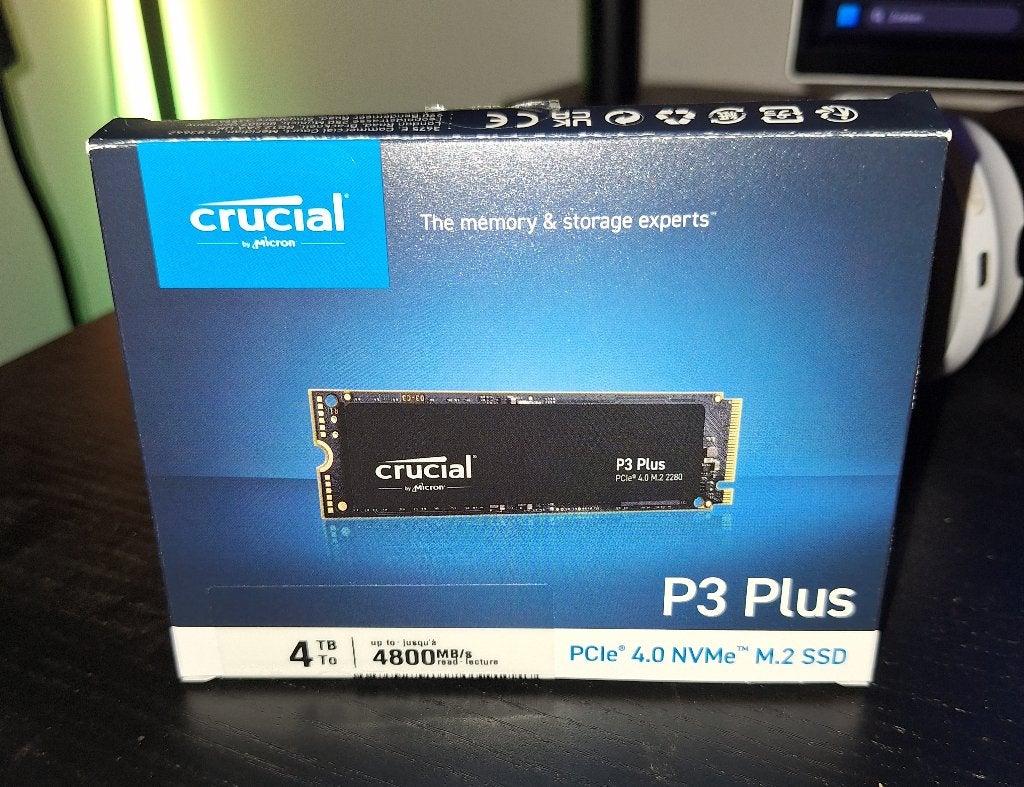 Crucial P3 Plus 4TB nvme-ssd, Computers en Software, Harde schijven, Intern, SSD, CRUCIAL, Ophalen of Verzenden
