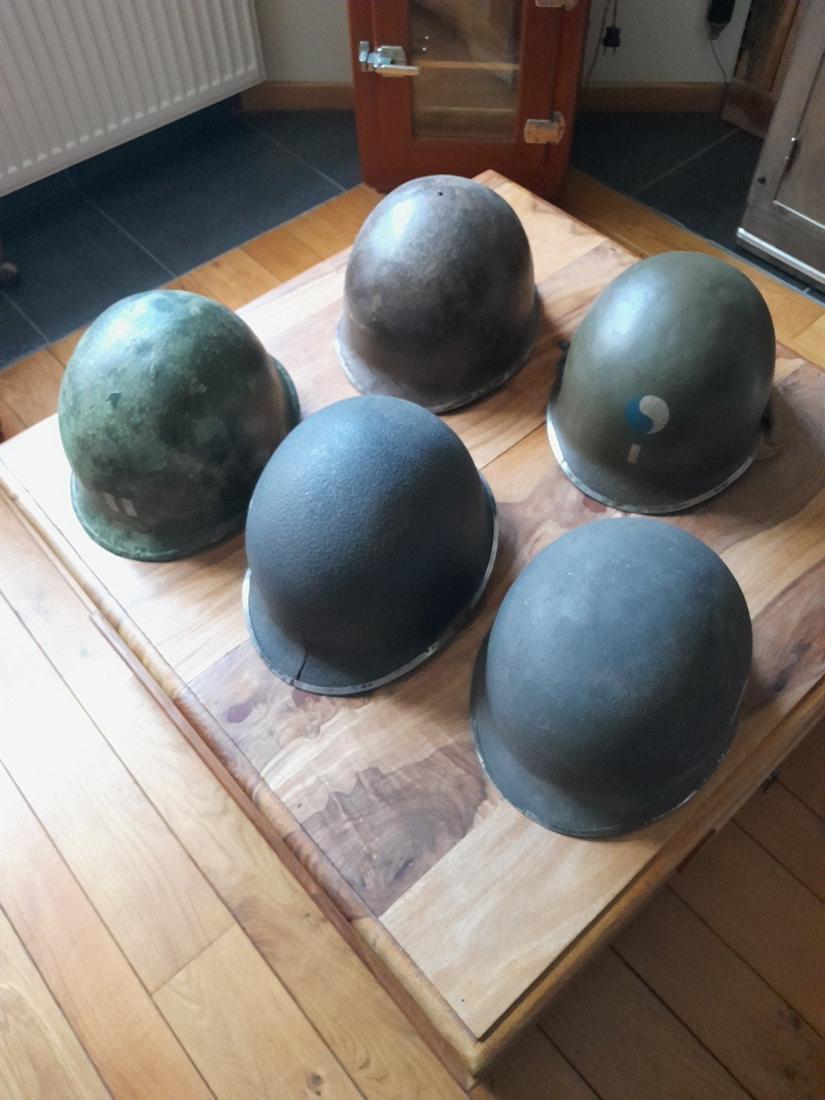 Lot casques US WW2, Collections, Objets militaires | Seconde Guerre mondiale, Enlèvement