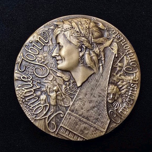 Grande médaille P Huybrechts Jobin clavecin musique Belgique, Enlèvement ou Envoi