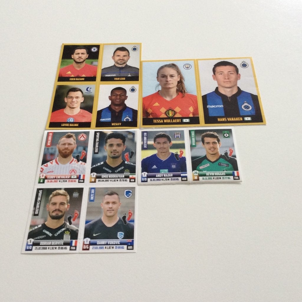 12 panini stickers 2018/2019 + leeeg boek, Verzamelen, Ophalen, Nieuw, Sport