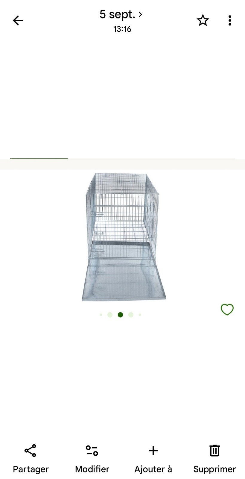 cage d élevage, Enlèvement ou Envoi, Neuf, Moins de 75 cm, 65 à 100 cm