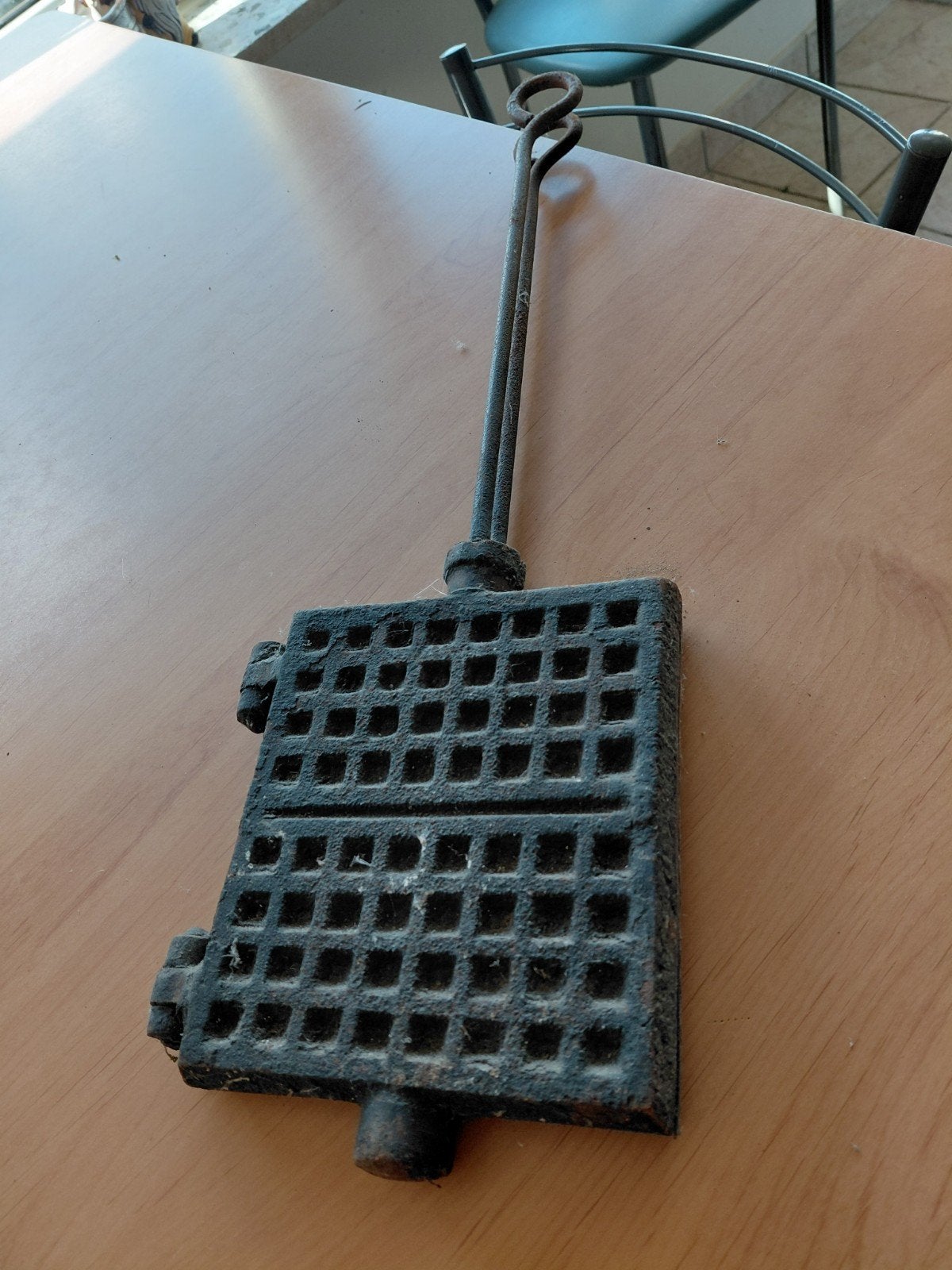 ijzeren wafel ijzer, Ophalen