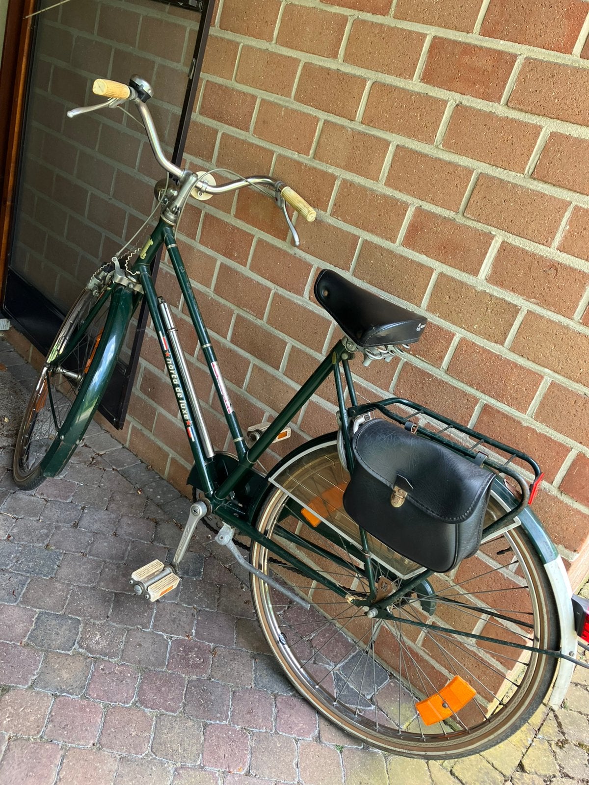 Vintage NORTA DE LUXE - fiets groen., Enlèvement