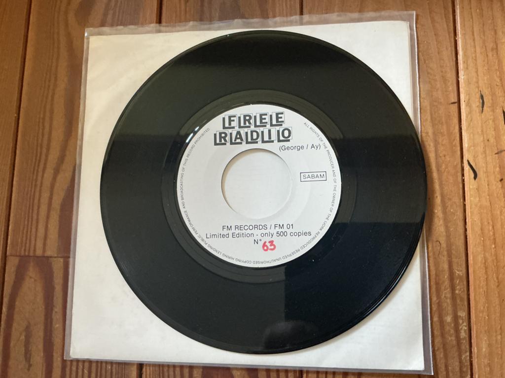 7” Frisway - free radio, Limited edition, Ophalen of Verzenden, Gebruikt, Single