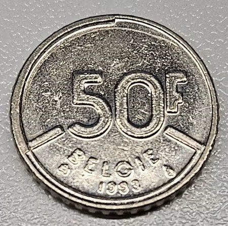 Belgique : 50 Francs 1993 NL Morin 833 Réf 16855, Enlèvement ou Envoi, Métal, Monnaie en vrac