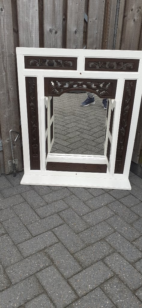 Spiegel, Ophalen, Gebruikt, Vierkant, 75 tot 100 cm