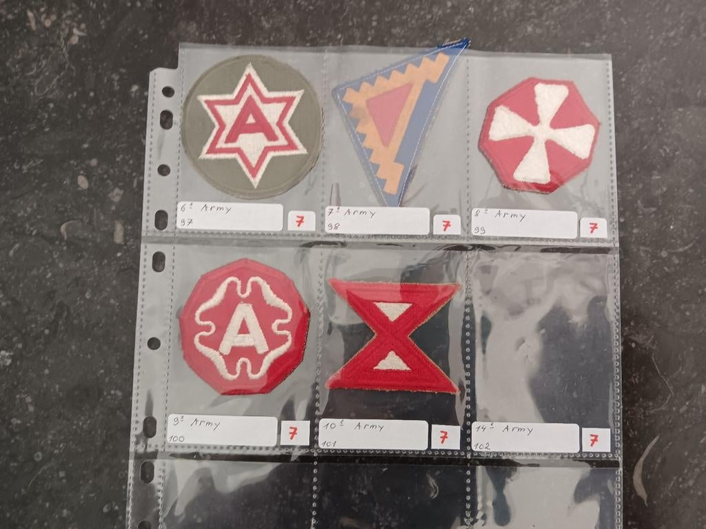 Us ww2 patches, Enlèvement ou Envoi